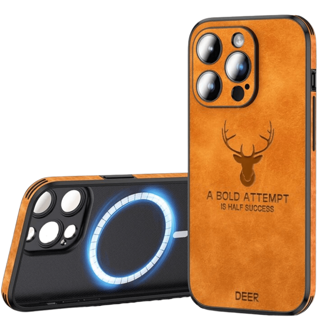 Leather iPhone Case with Shock Protection &amp; Elegant Design