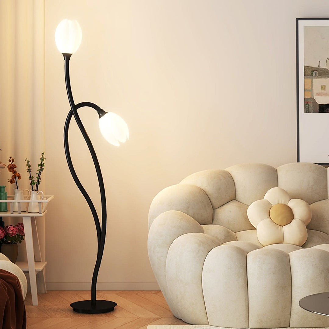Modern Flower Floor Lamp with G9 Socket