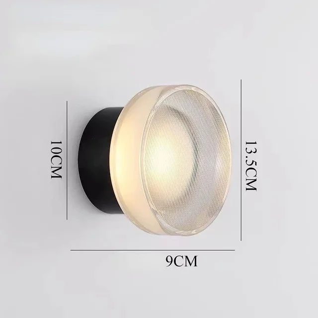 Modern round wall lamp