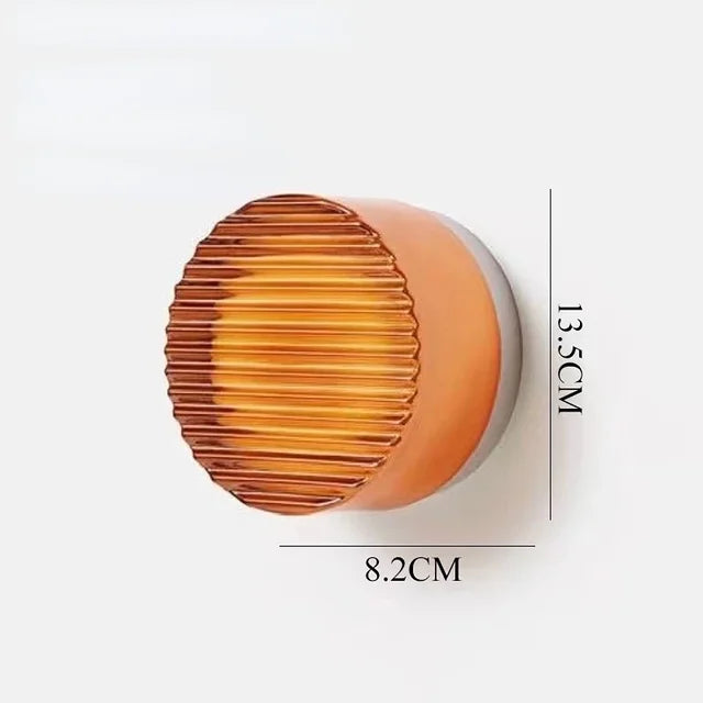 Modern round wall lamp