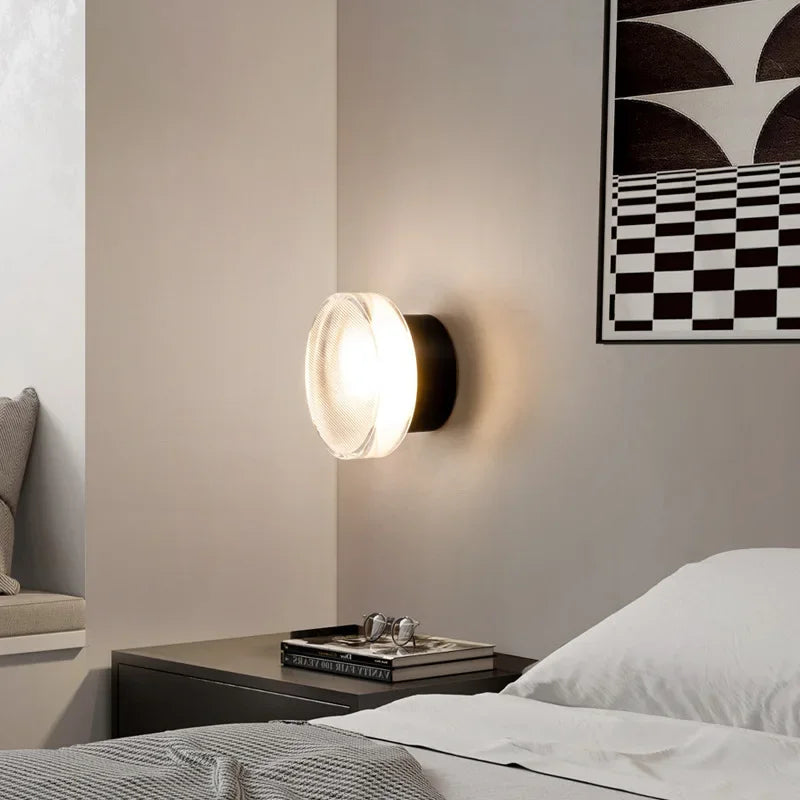 Modern round wall lamp