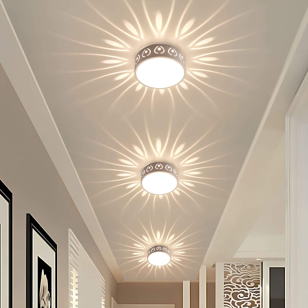 Modern LED ceiling light - for entrance, hallway and balcony