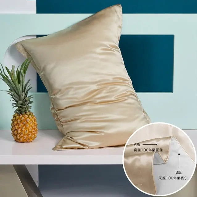 Mulberry 100% pure silk pillowcase