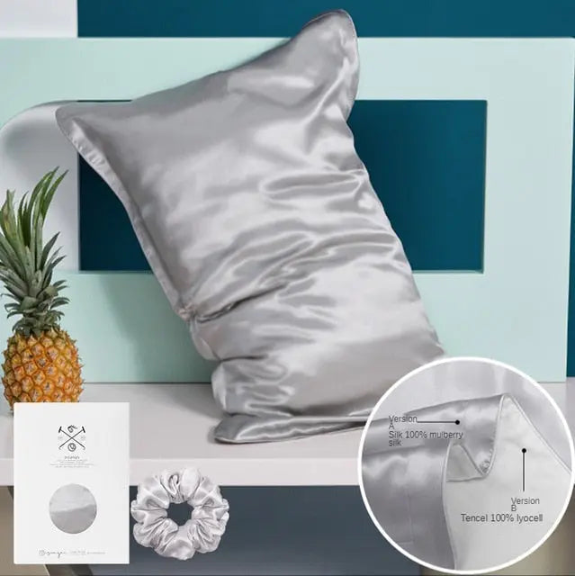 Mulberry 100% pure silk pillowcase