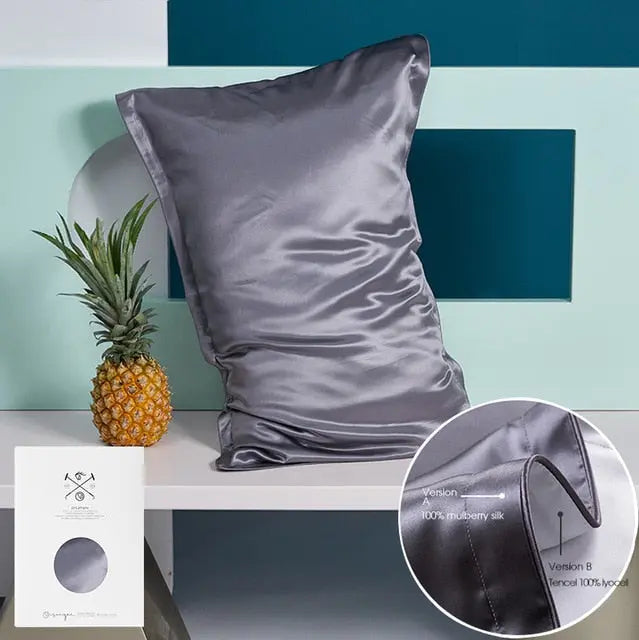 Mulberry 100% pure silk pillowcase
