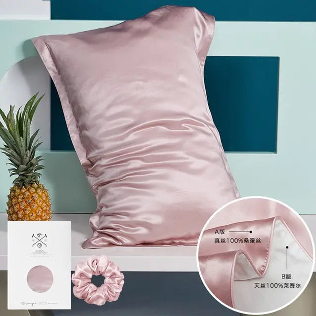 Mulberry 100% pure silk pillowcase