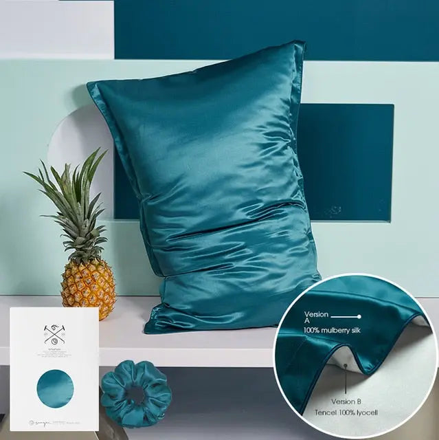 Mulberry 100% pure silk pillowcase