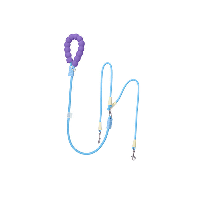 Multi-purpose double leash No tangles dog leash