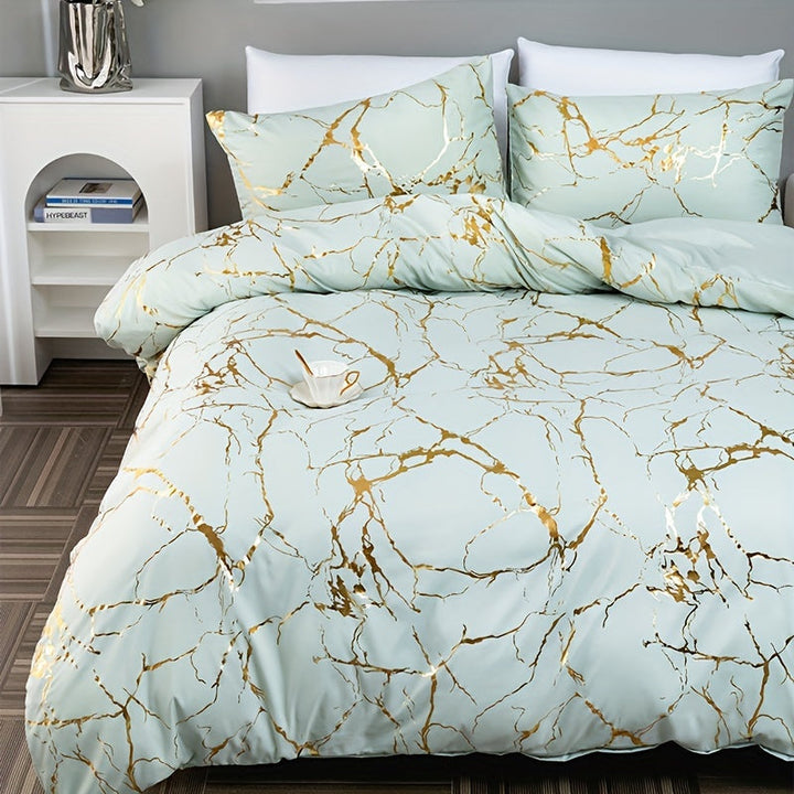 Luxury Silk Soft Duvet Cover Set – Elegant &amp; Comfortable