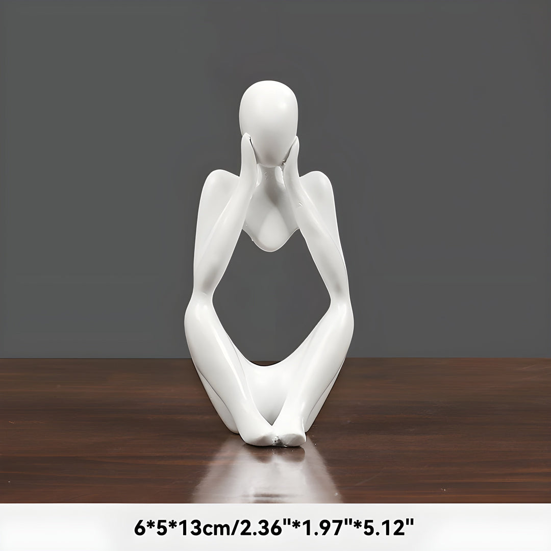 Abstract Thinker Sculpture Home Decor