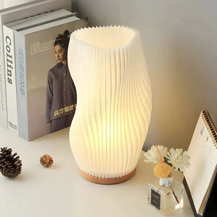 USB-Driven &amp; Elegant Wave-Design Table Lamp | WaveGlow