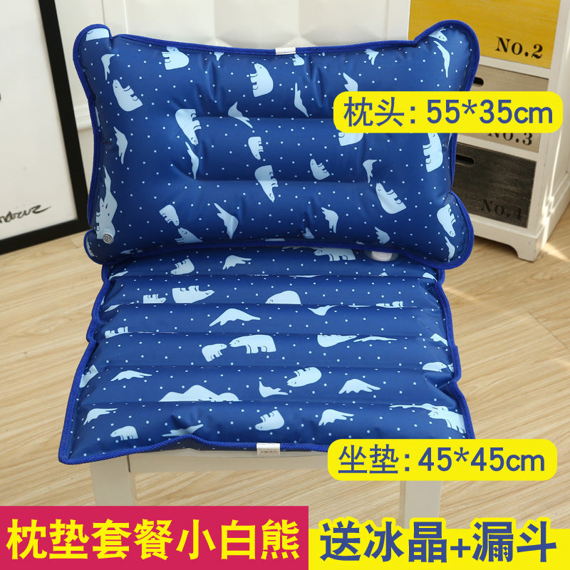 Ladies cooling mat with innovative snowflake structure
