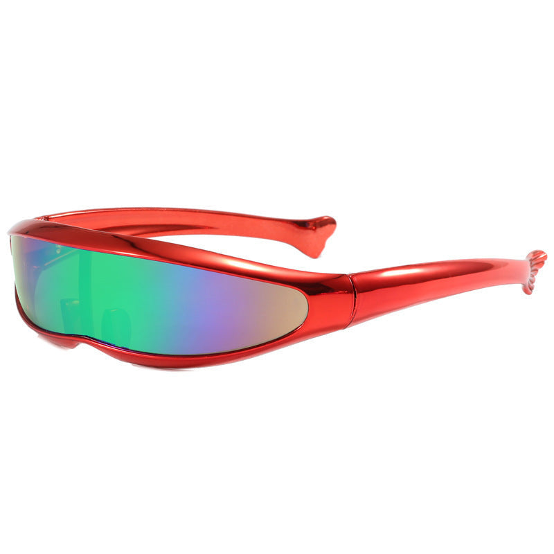 Women Sporty Sunglasses with Ergonomic Design and Mirrored Lenses
