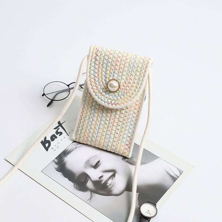 Handmade smartphone case with unique geometric design