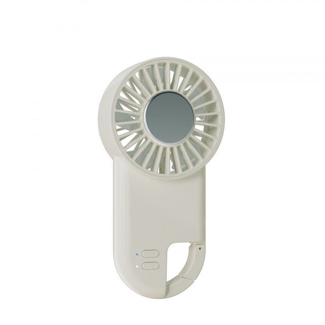 Portable Handheld Mirrored Cooling Fan