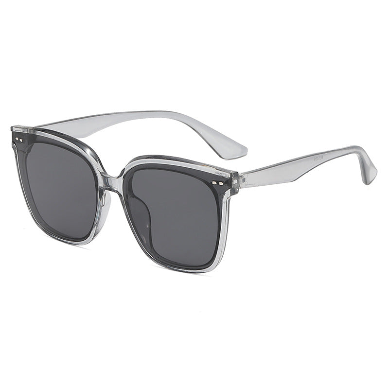 Ladies square sunglasses with mirrored gradient