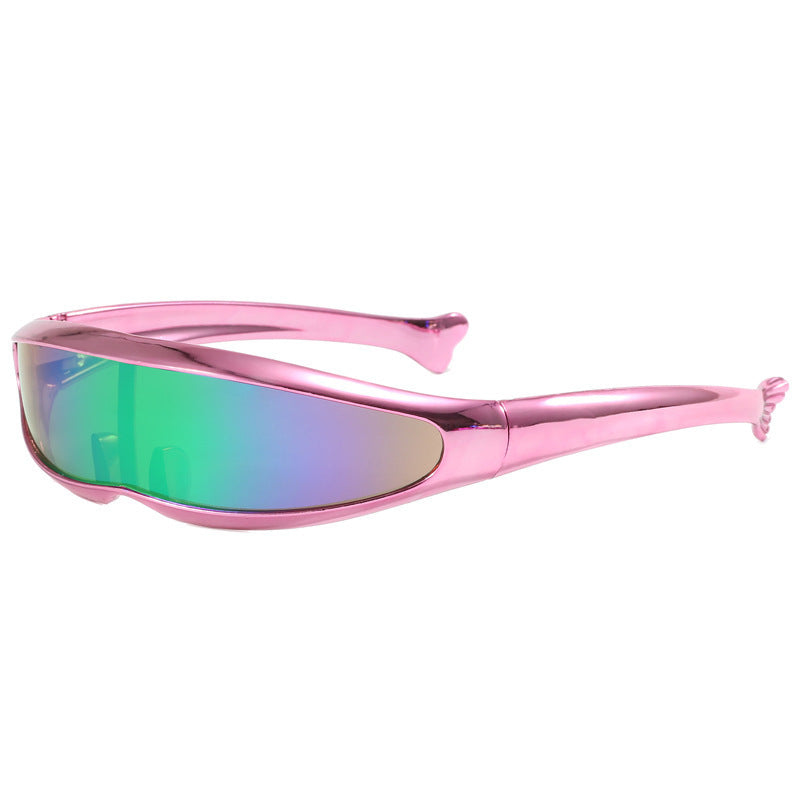 Women Sporty Sunglasses with Ergonomic Design and Mirrored Lenses