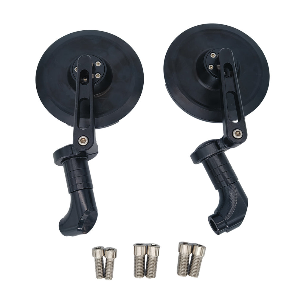 Sporty motorcycle mirrors