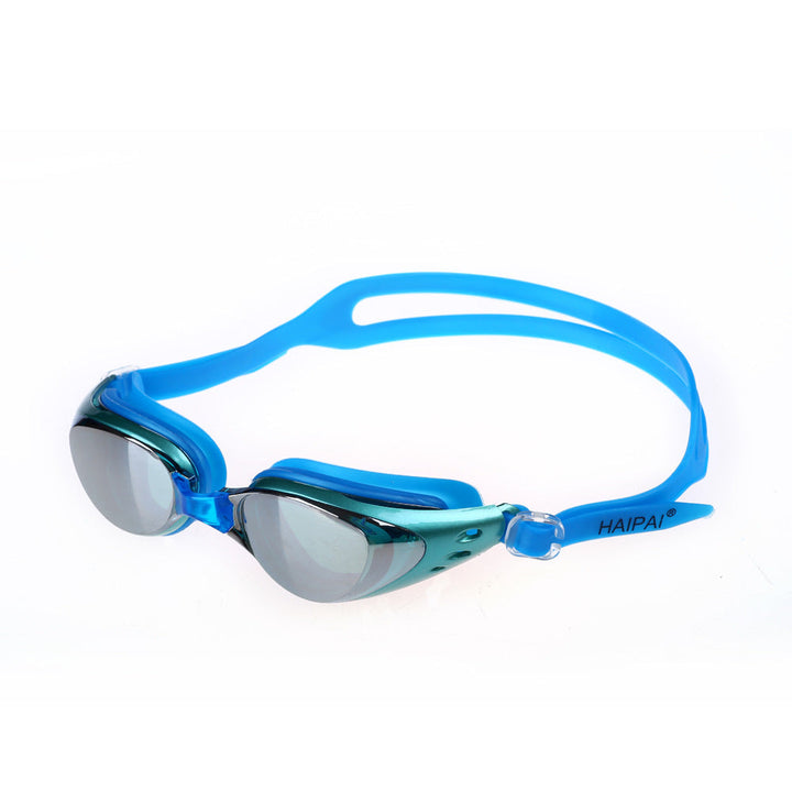 High-performance swimming goggles with mirrored lenses and precise fit