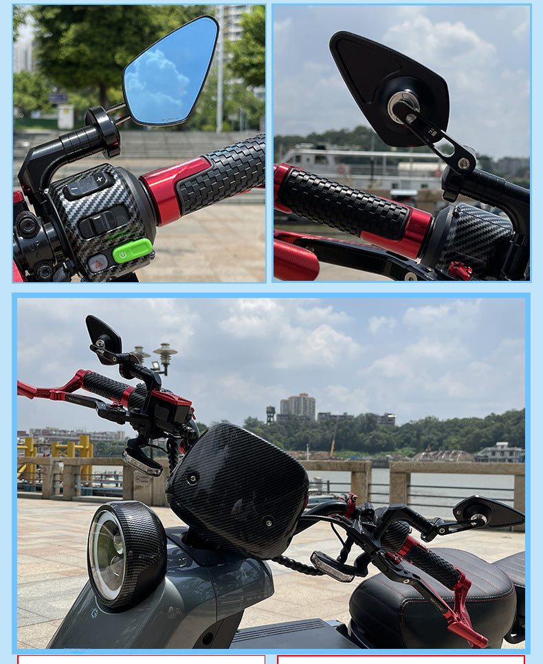 Adjustable Motorcycle Rearview Mirrors