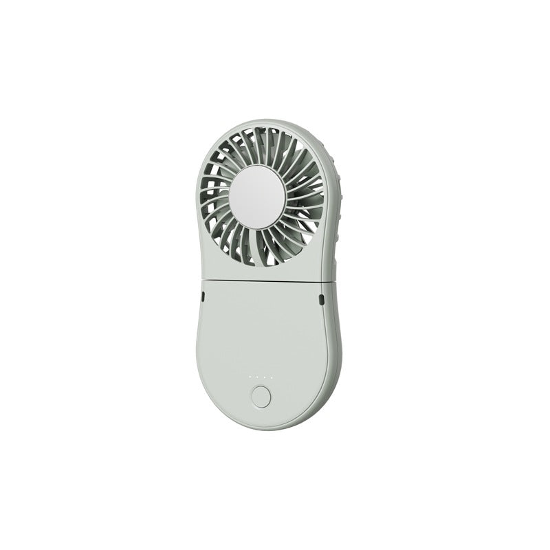 Unisex Compact Rechargeable Handheld Mirror Fan