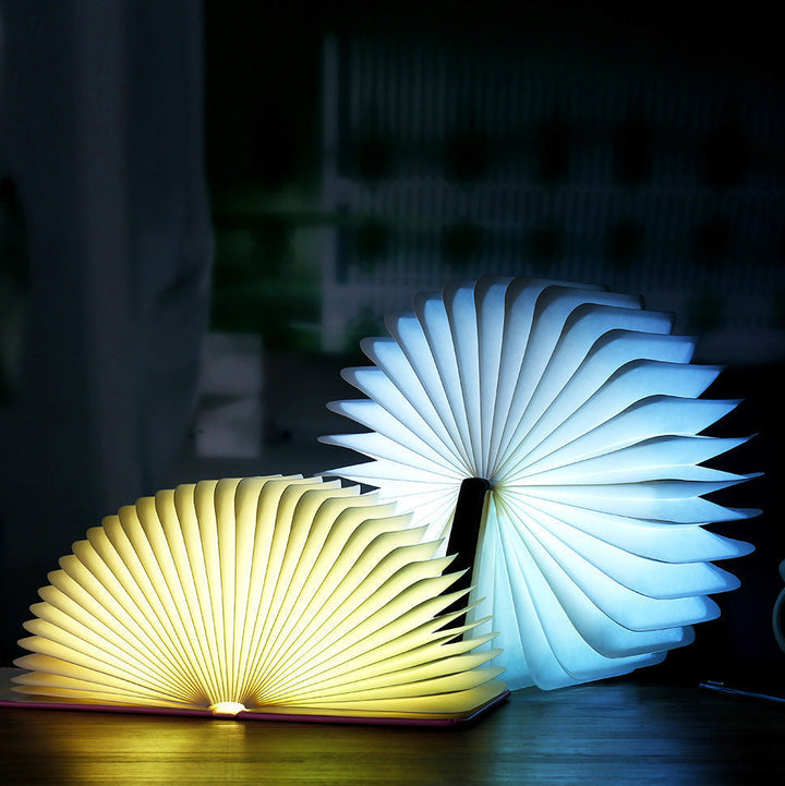 📖 Wood book lamp - For desk study gift decoration light