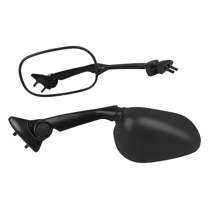 Motorcycle rearview mirror with adjustable arm and modern design