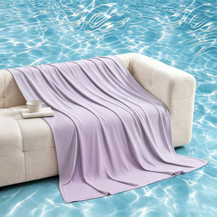 Unisex nan extra soft stretch sofa blanket made of microfiber as a versatile sofa cover