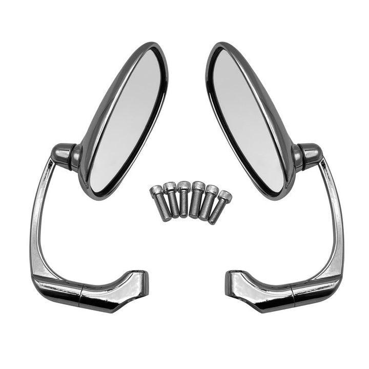 Chrome Plated Adjustable Motorcycle Mirrors