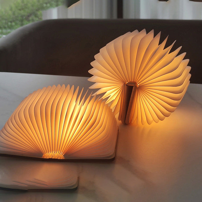 📖 Wood book lamp - For desk study gift decoration light