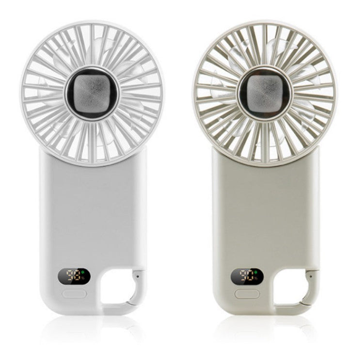 Portable Rechargeable Fan with Smartphone Case