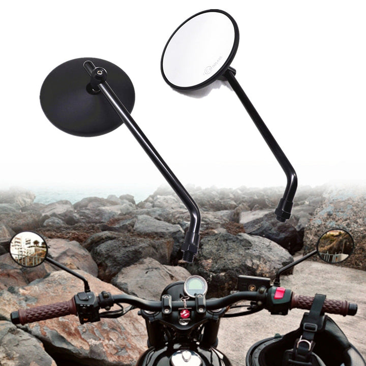 Motorcycle rearview mirror with adjustable design