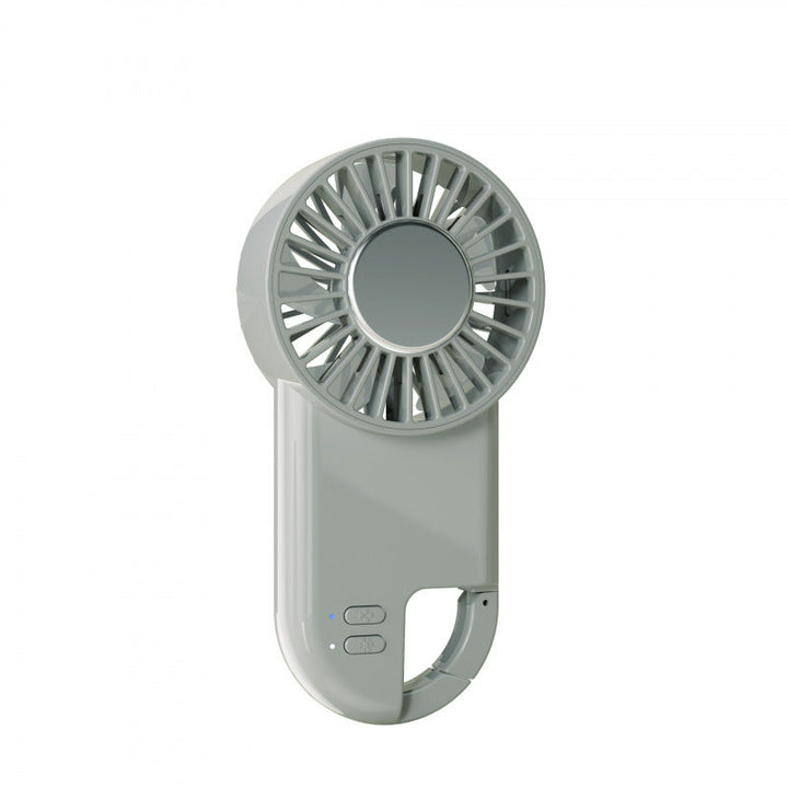 Portable Handheld Mirrored Cooling Fan