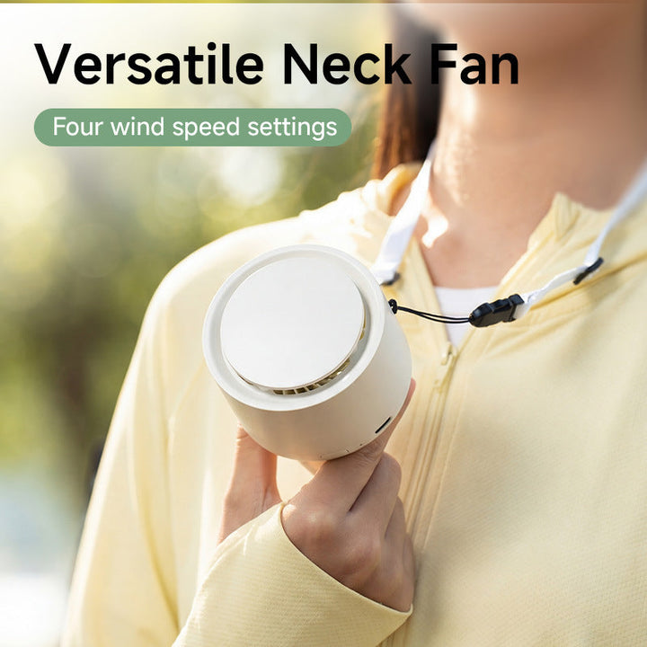 Ladies compact mirror fan