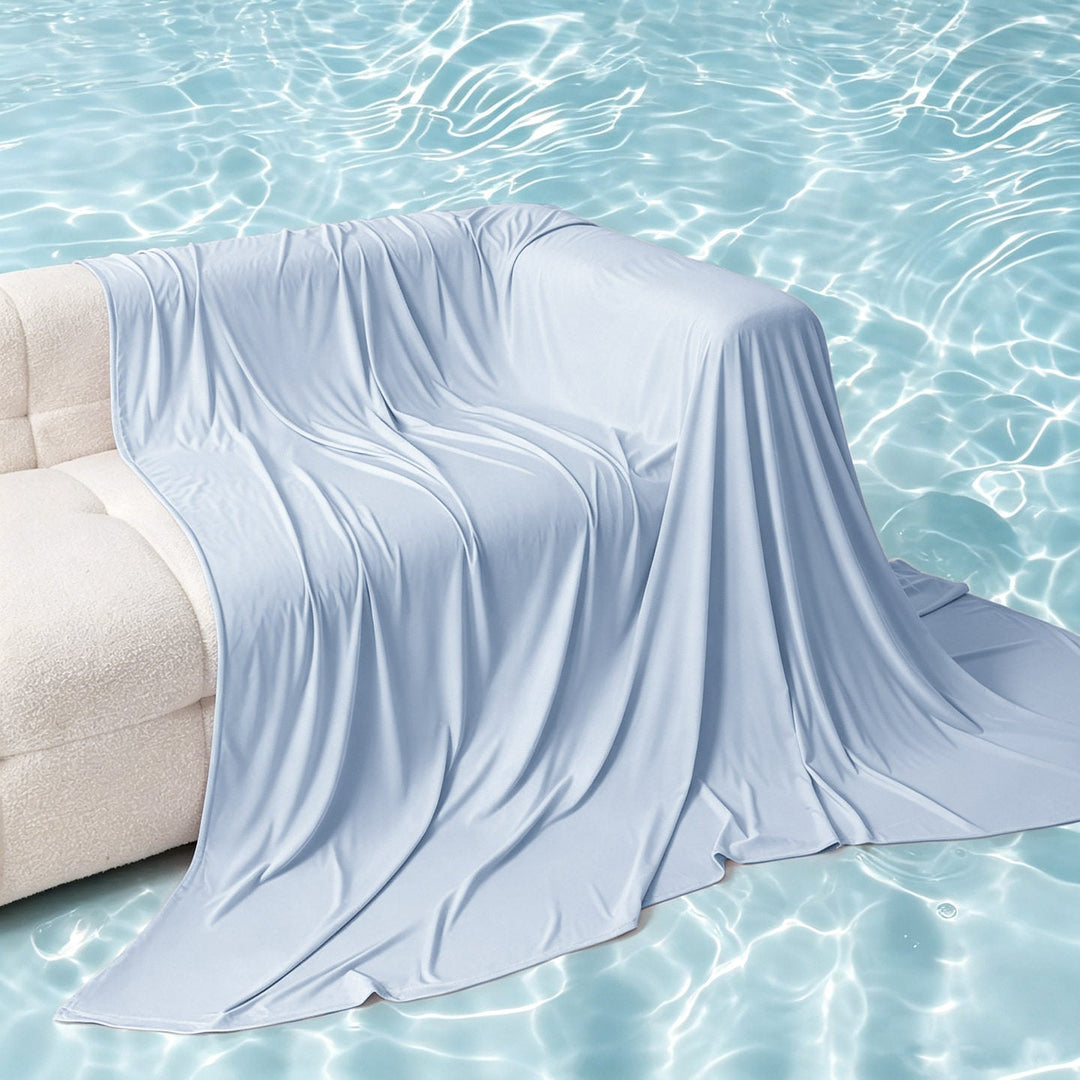 Unisex nan extra soft stretch sofa blanket made of microfiber as a versatile sofa cover