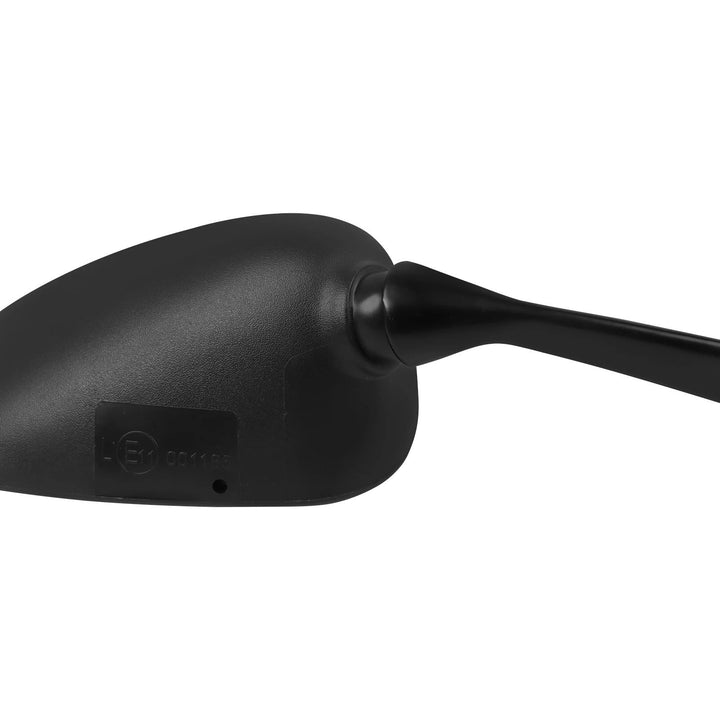 Motorcycle rearview mirror with adjustable arm and modern design