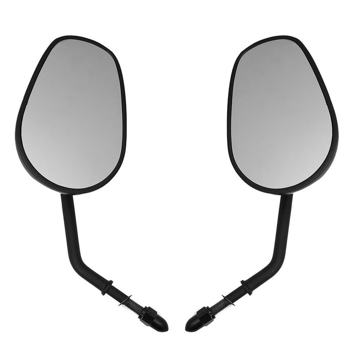 Motorcycle rearview mirror with adjustable arm and sturdy design