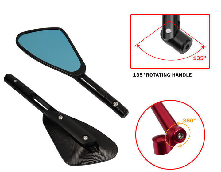 Adjustable Sport Motorcycle Rearview Mirrors