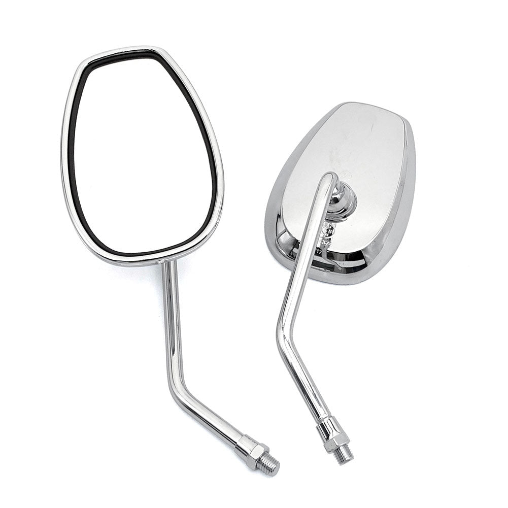 Motorcycle rearview mirror with adjustable arm and high-reflective surface