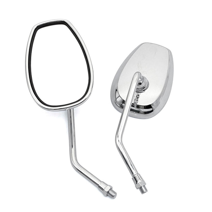 Motorcycle rearview mirror with adjustable arm and high-reflective surface