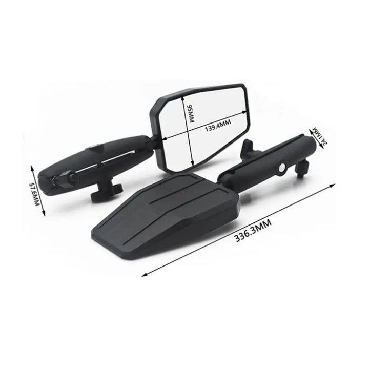 Motorcycle mirror set