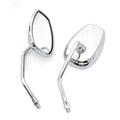 Motorcycle rearview mirror with adjustable arm and high-reflective surface