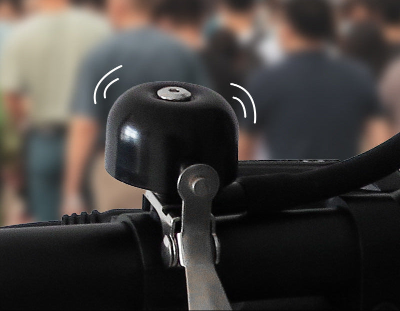adjustable full-rotation handlebar rearview mirror with anti-glare convex glass