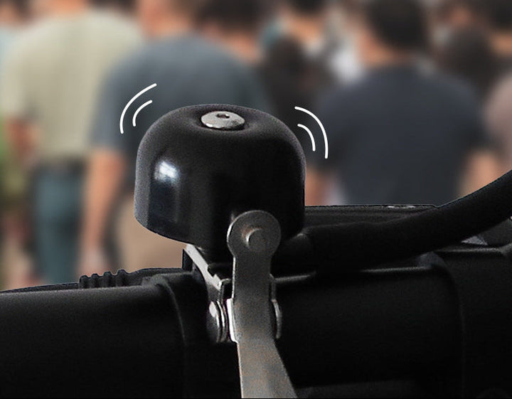 adjustable full-rotation handlebar rearview mirror with anti-glare convex glass