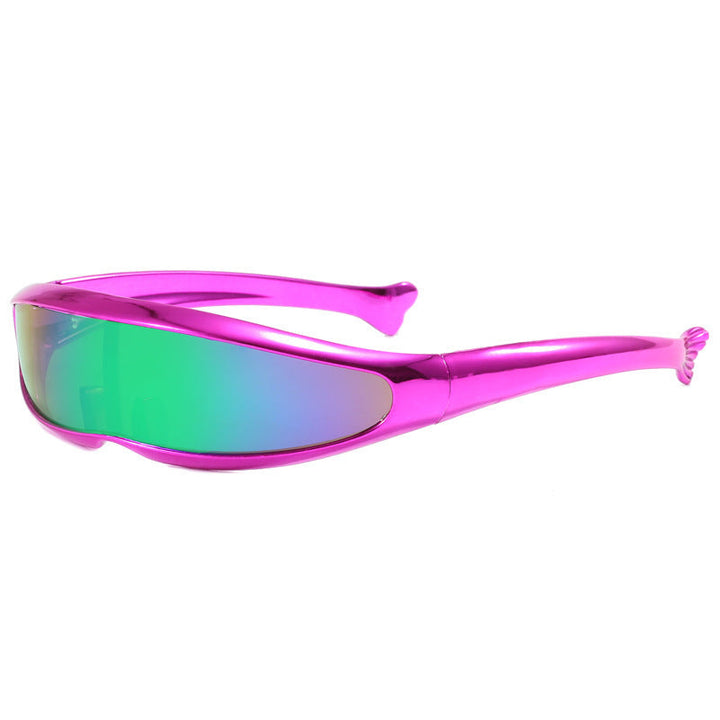 Women Sporty Sunglasses with Ergonomic Design and Mirrored Lenses