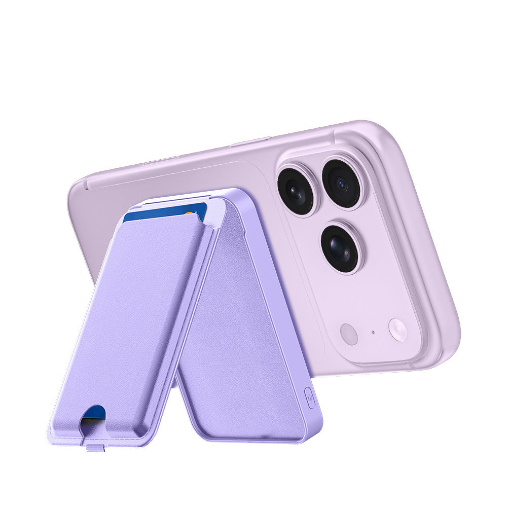 Smartphone case with integrated card slot and stand