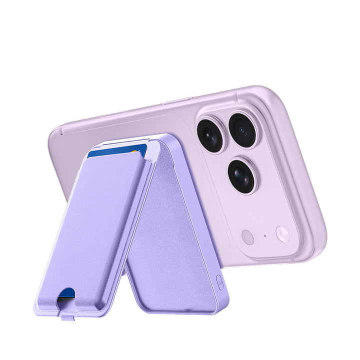 Smartphone case with integrated card slot and stand