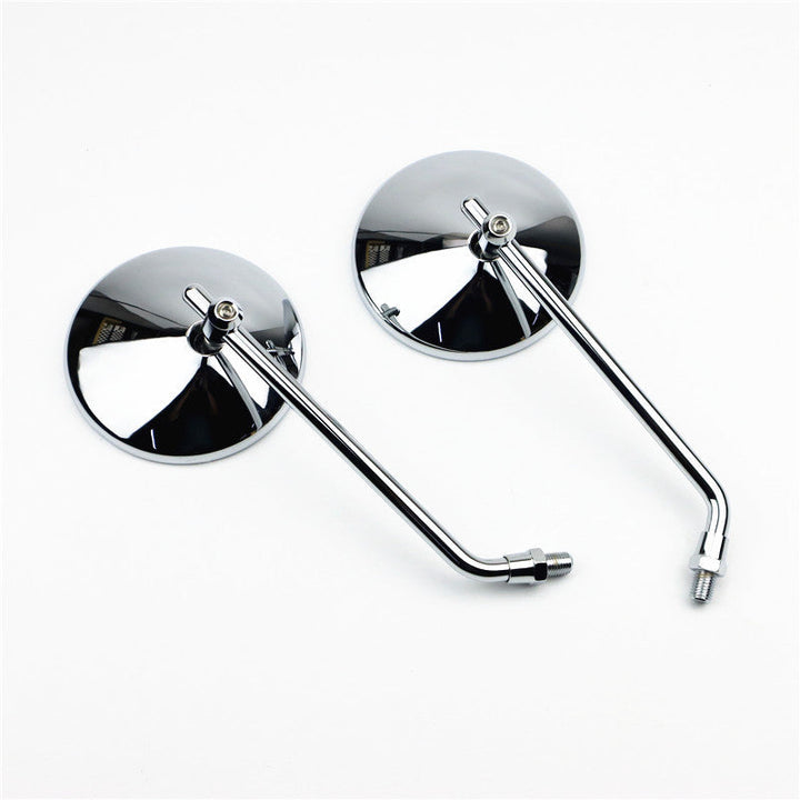 Adjustable motorcycle rearview mirror with modern design and high visibility