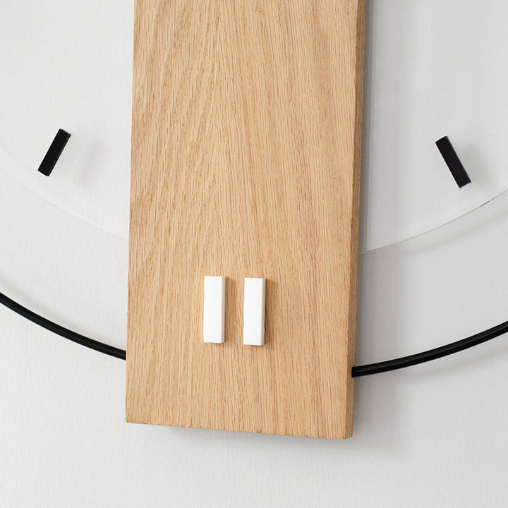 Solid Wood Nordic Wall Decoration Clock 40cm