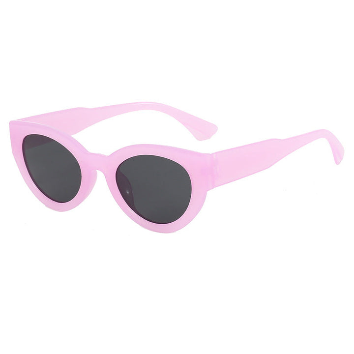 Ladies fashionable square sunglasses with mirrored lenses